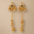 Gold-Tone Jhumka Drop Earrings
