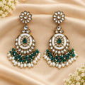 Green chandbali
