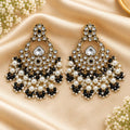 Black & Gold Statement Earrings